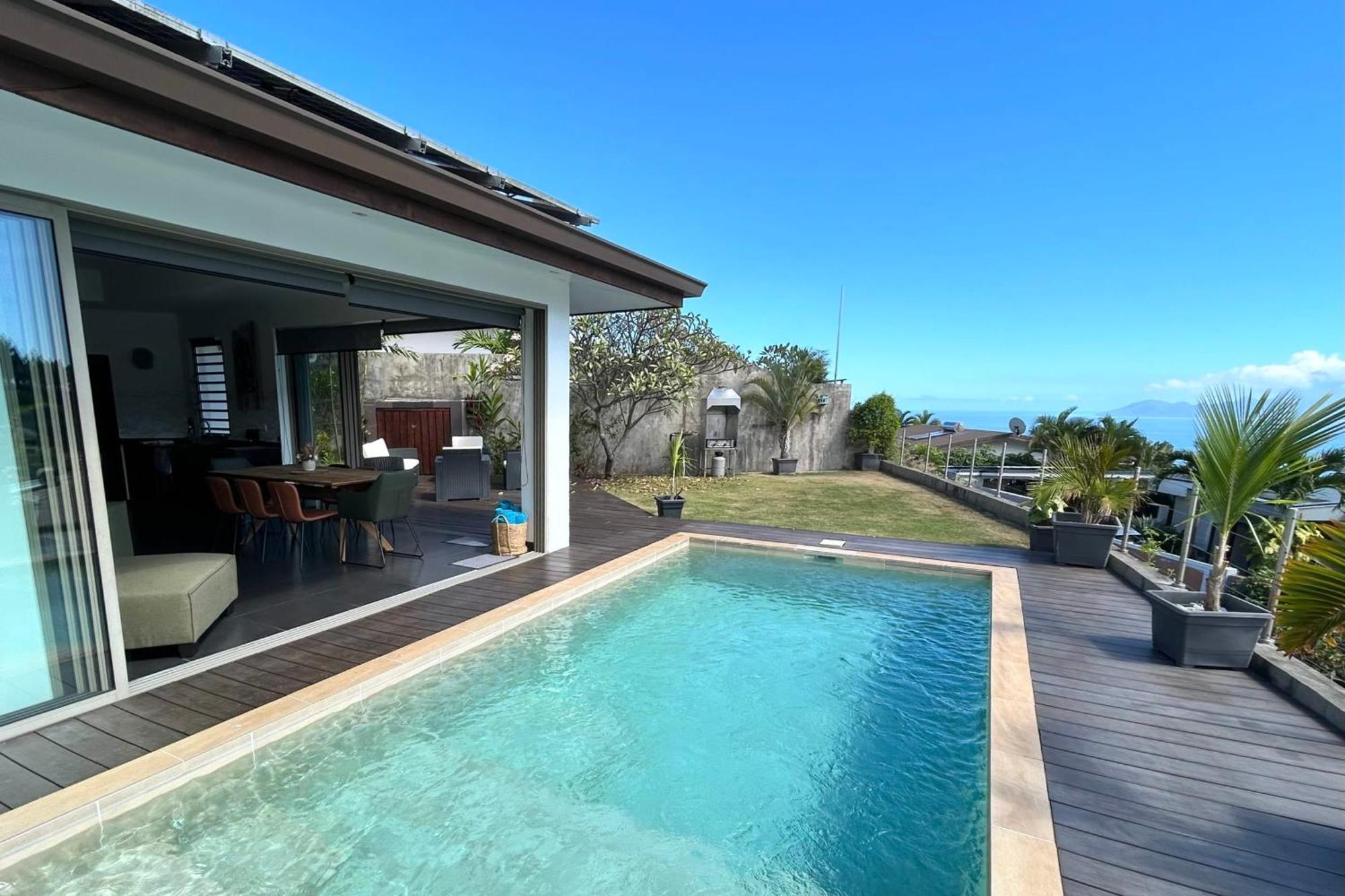 Villa Tiki Wonderfull Sea View Punaauia  Exterior photo